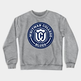 Blues - Whitman College Circle Crewneck Sweatshirt